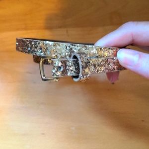 ~Free with purchase~ gold sparkly belt